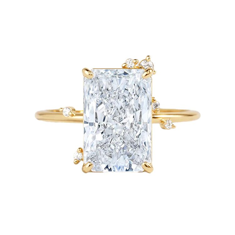 Elena Radiant Lab Grown Diamond Engagement Ring