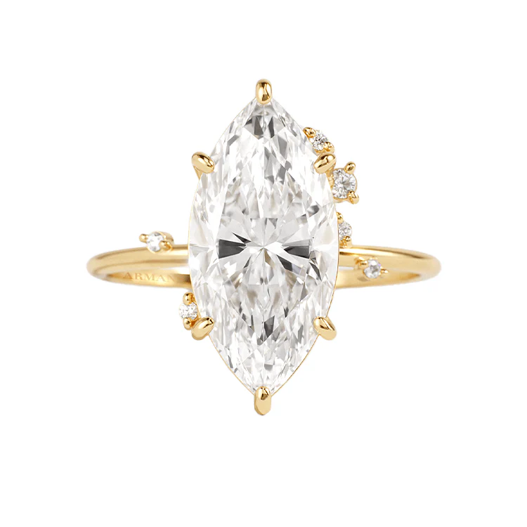 Ella Marquise Diamond Engagement Ring