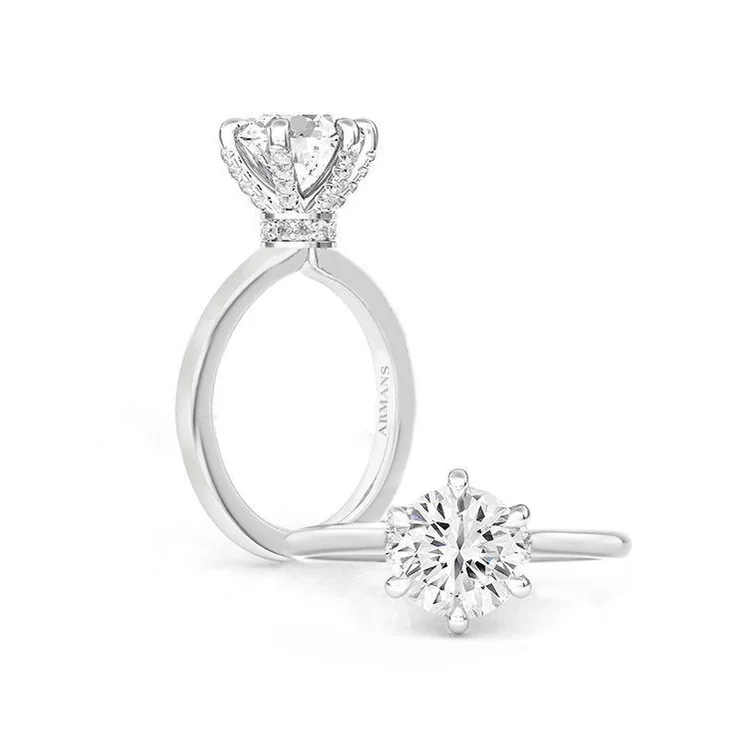 Eloise Round Diamond Engagement Ring