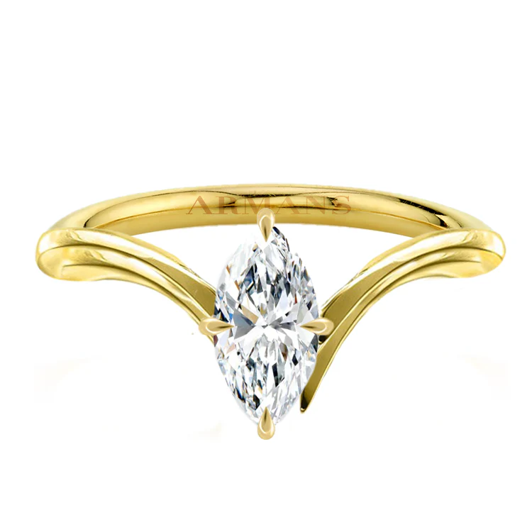 Elysian Marquise Lab Grown Engagement Ring