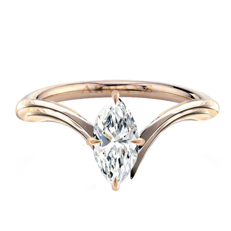 Elysian Marquise Lab Grown Engagement Ring - Image 2