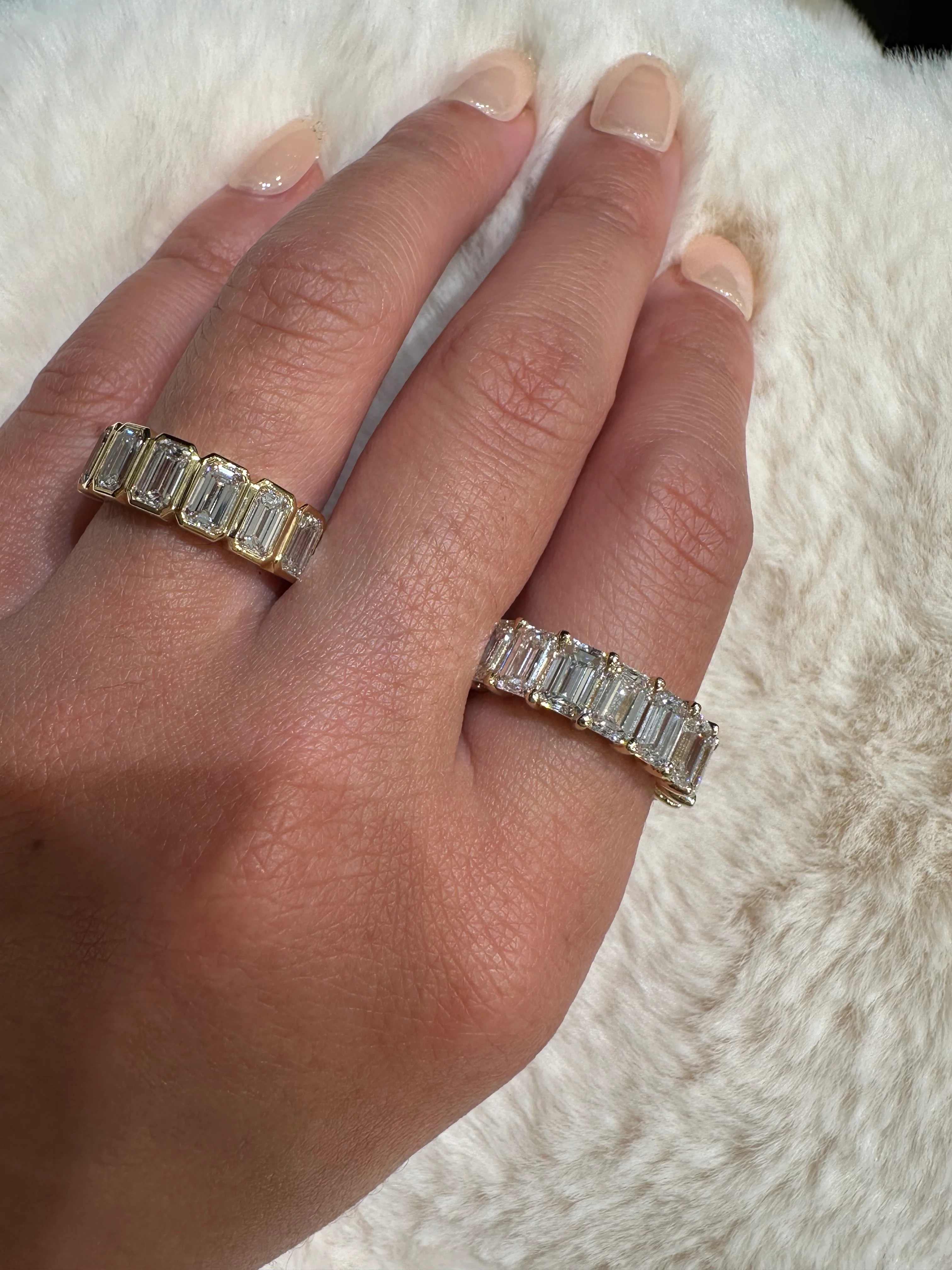 Emerald Wedding Band - Image 4