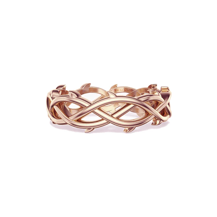 Entwined Thorn Wrap Ring - Image 2