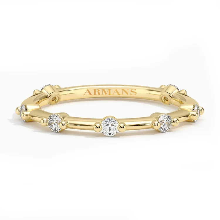 Evelyn Diamond Wedding Band