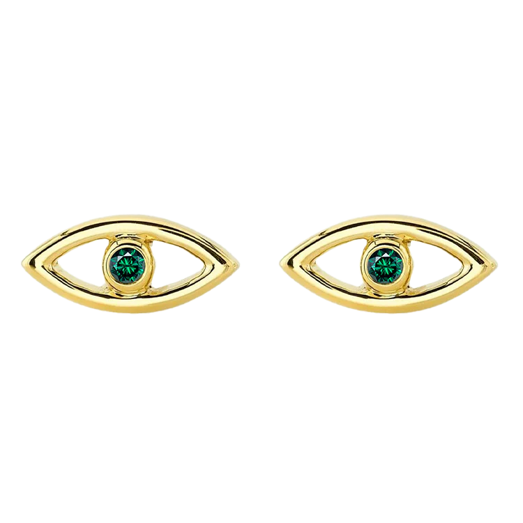 Evil Eye Bezel Studs - Image 3