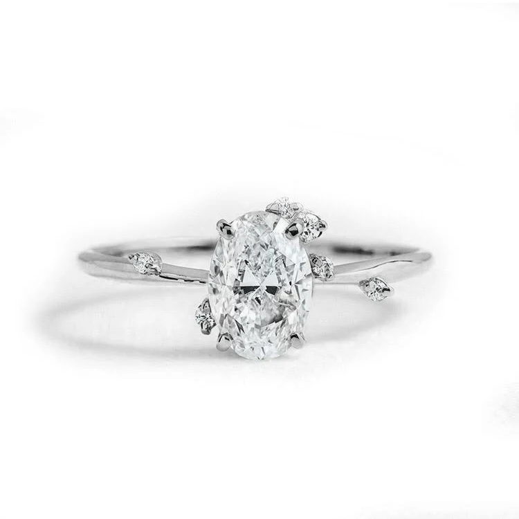 Fire Fly Diamond Engagement Ring - Image 3