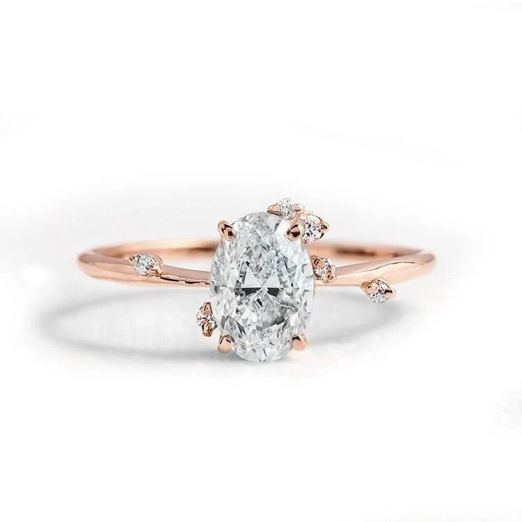 Fire Fly Diamond Engagement Ring - Image 4