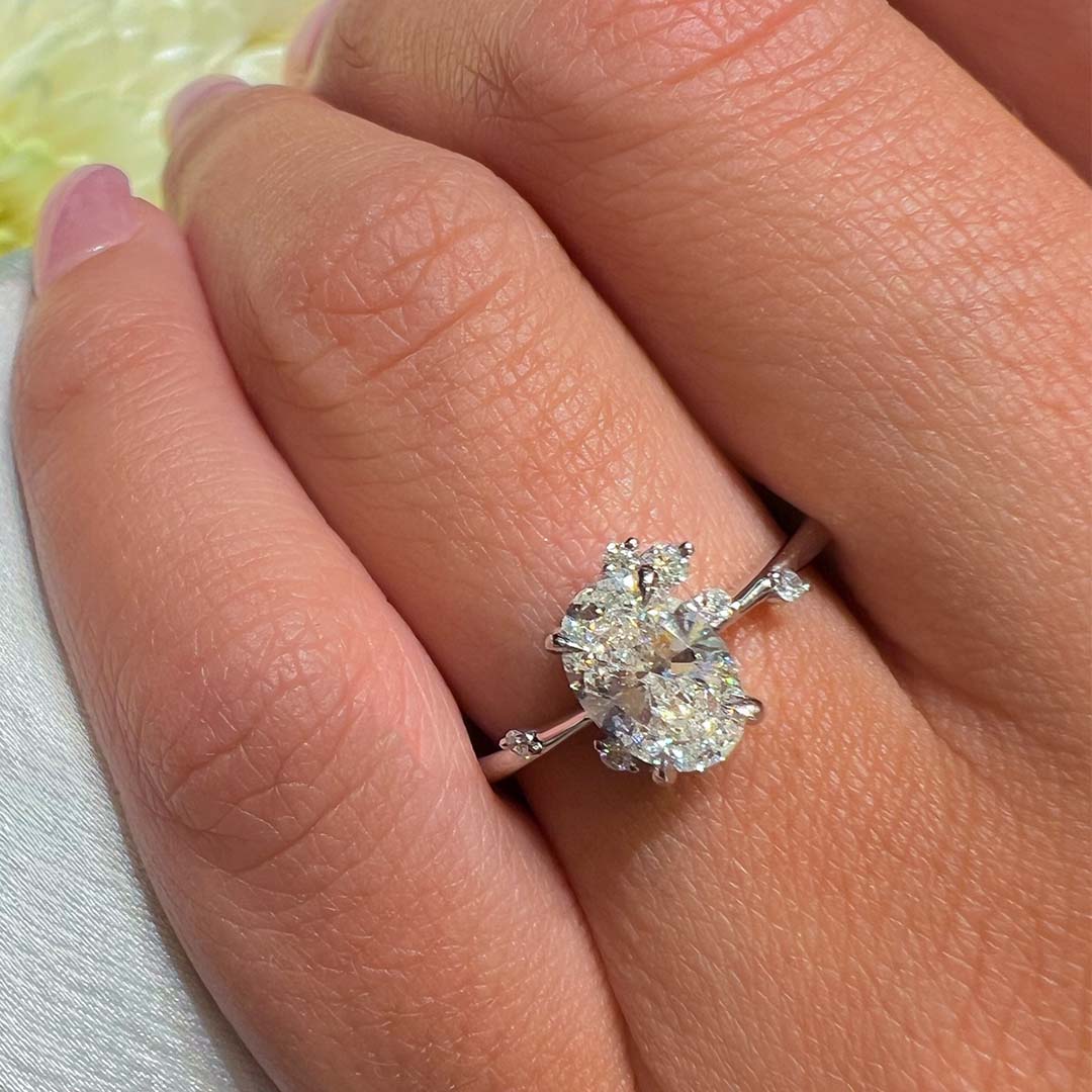 Fire Fly Diamond Engagement Ring - Image 5