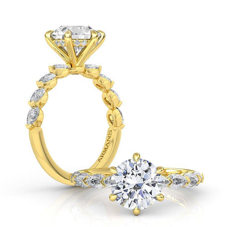 Fireball Engagement Ring