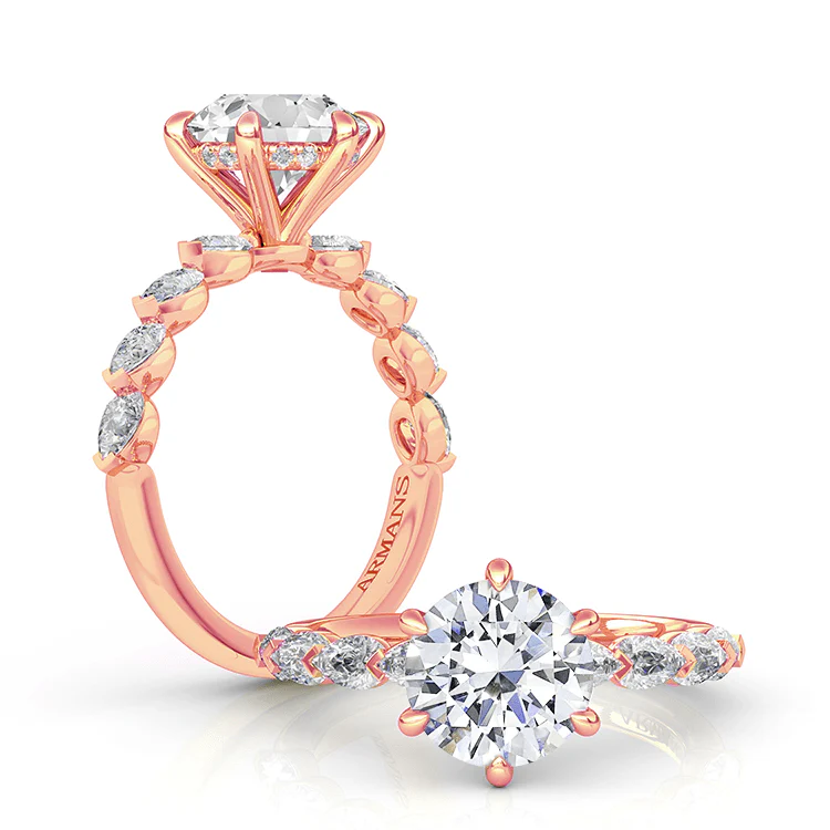 Fireball Lab Grown Engagement Ring - Image 3