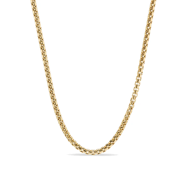 Gold Square Link Chain