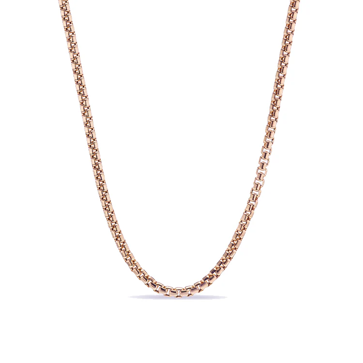 Gold Square Link Chain - Image 3