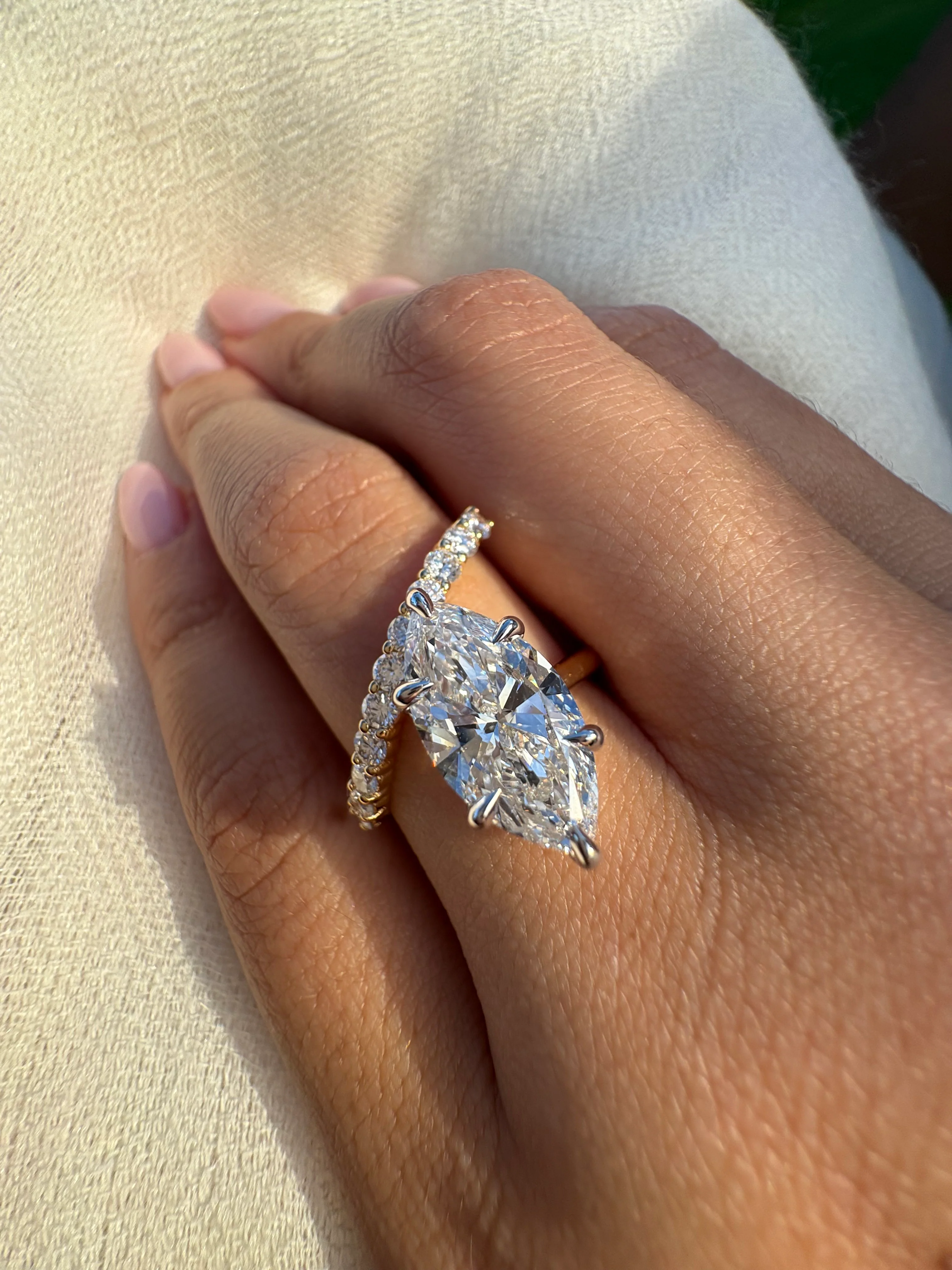 Halley's Comet Engagement Ring - Image 3