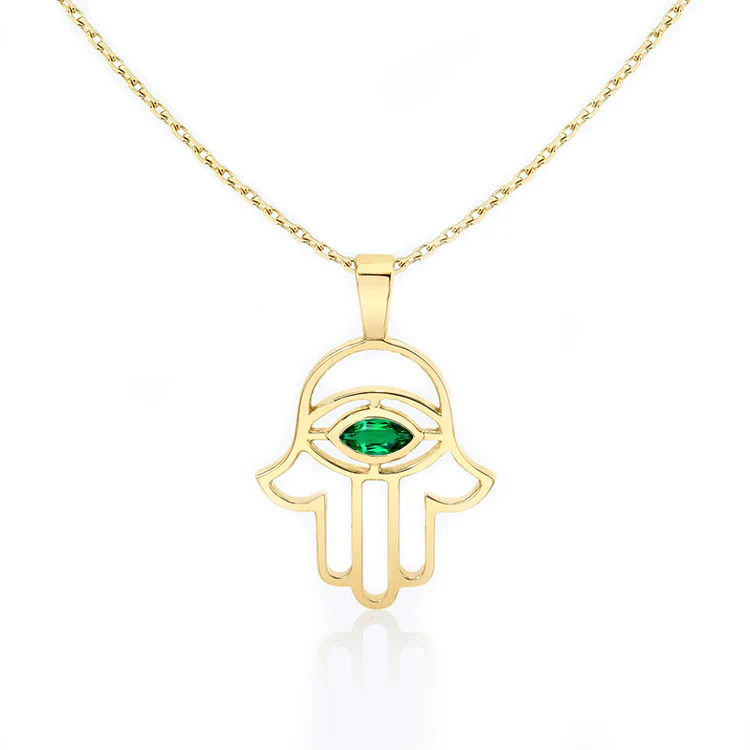 Hamsa Hand Necklace - Image 4