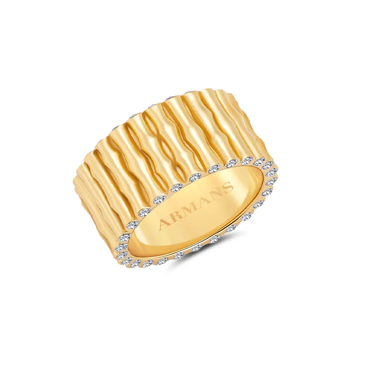 Honey Diamond Trickle Eternity Ring - Image 2