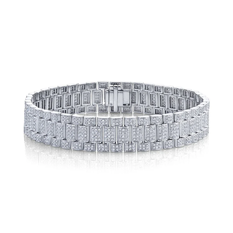 Iced Out Diamond Jubilee Bracelet