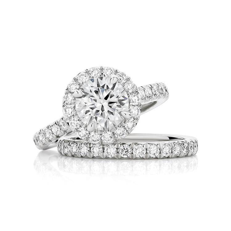 Imperial Halo Engagement Ring