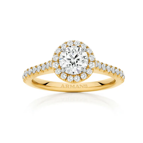 Imperial Halo Engagement Ring - Image 2