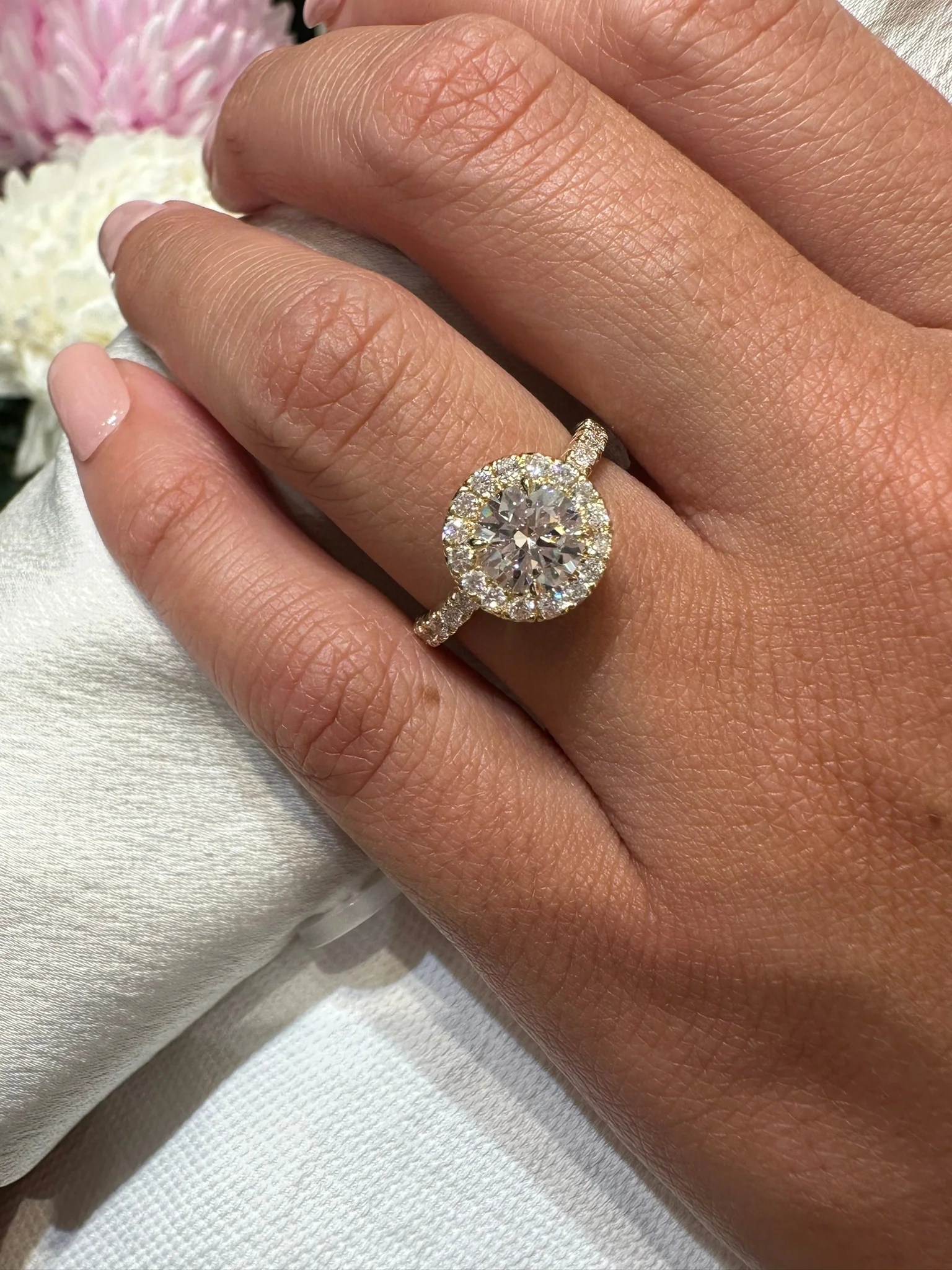 Imperial Halo Engagement Ring - Image 4