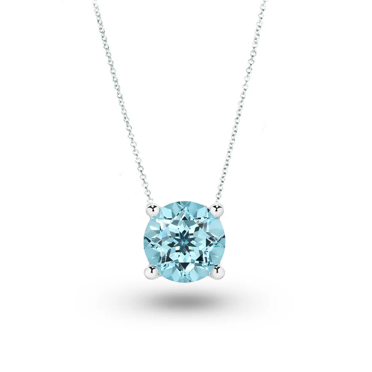 Infinite Round Gemstone Necklace - Image 3