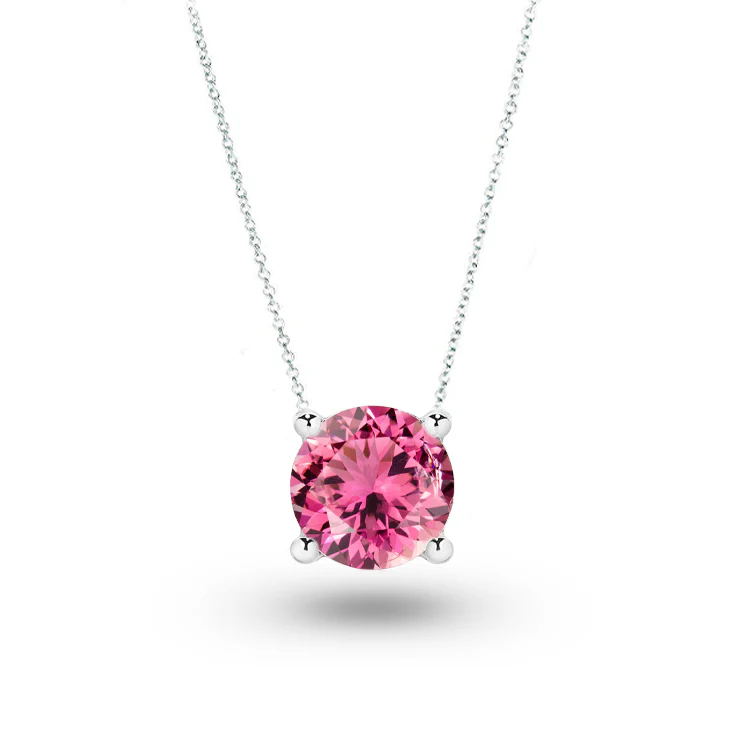 Infinite Round Gemstone Necklace - Image 7