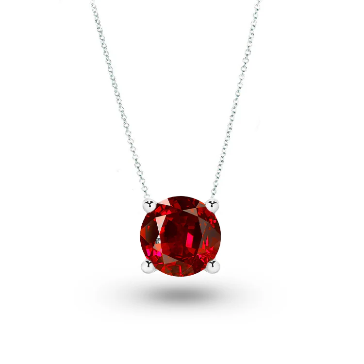 Infinite Round Gemstone Necklace - Image 8