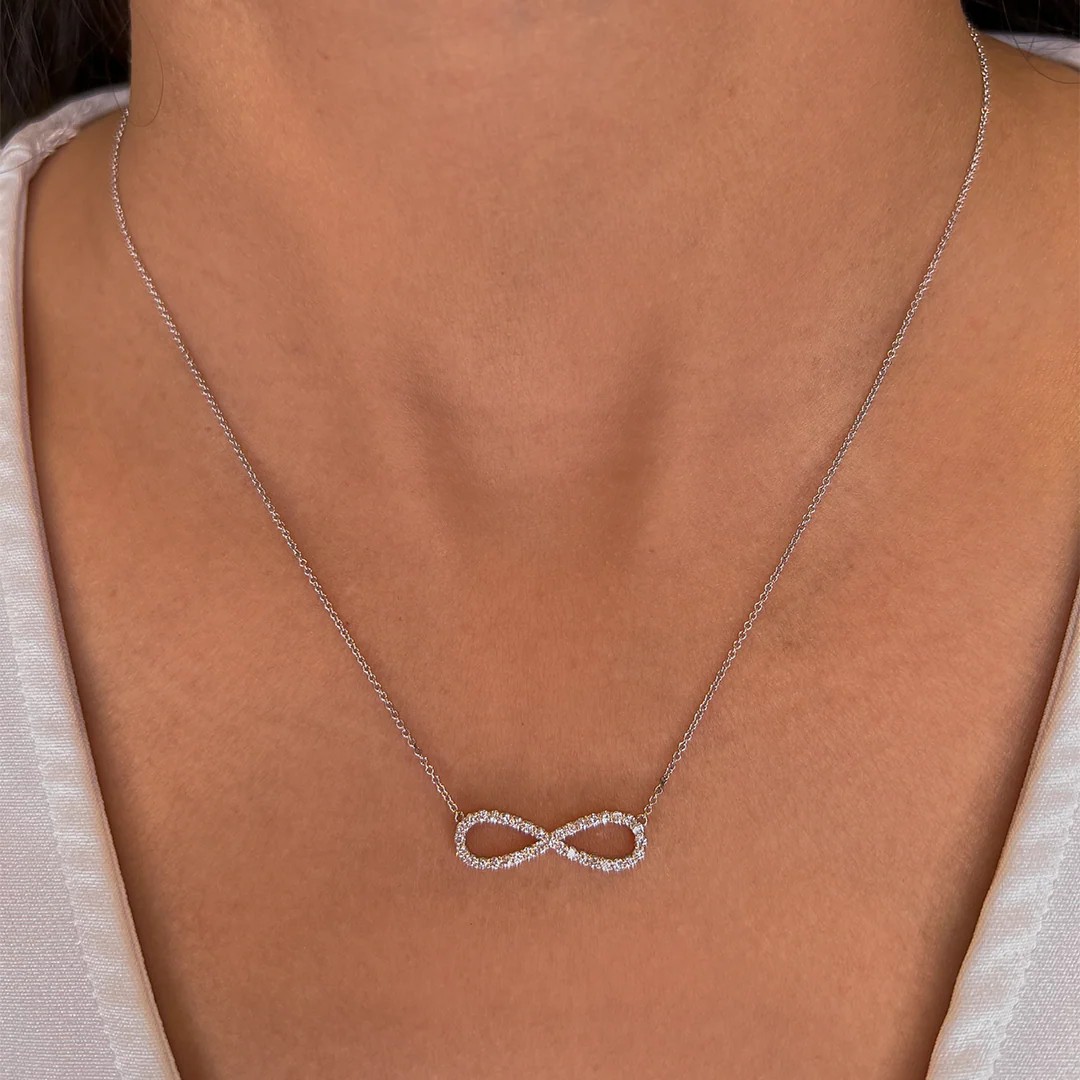 Infinity Diamond Necklace - Image 2