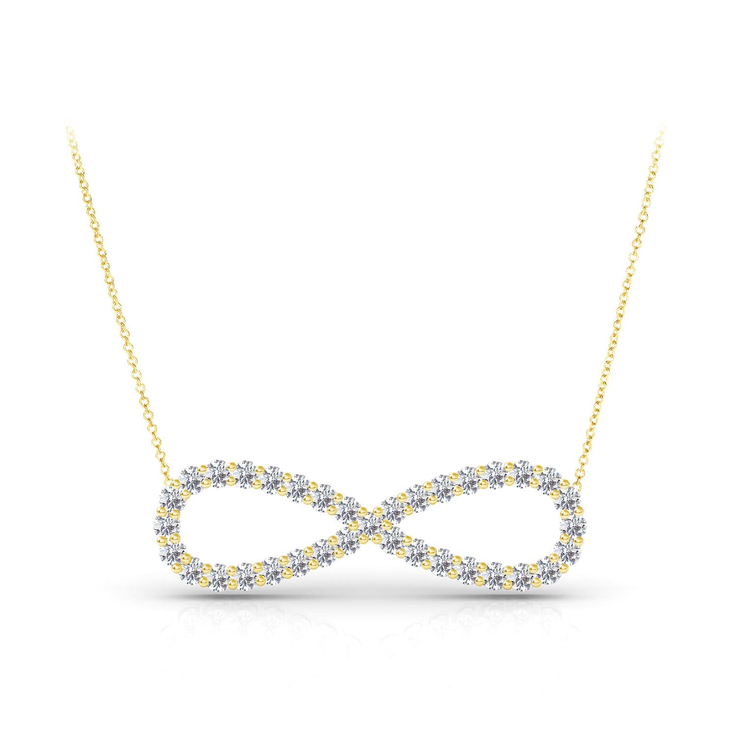 Infinity Diamond Necklace - Image 3