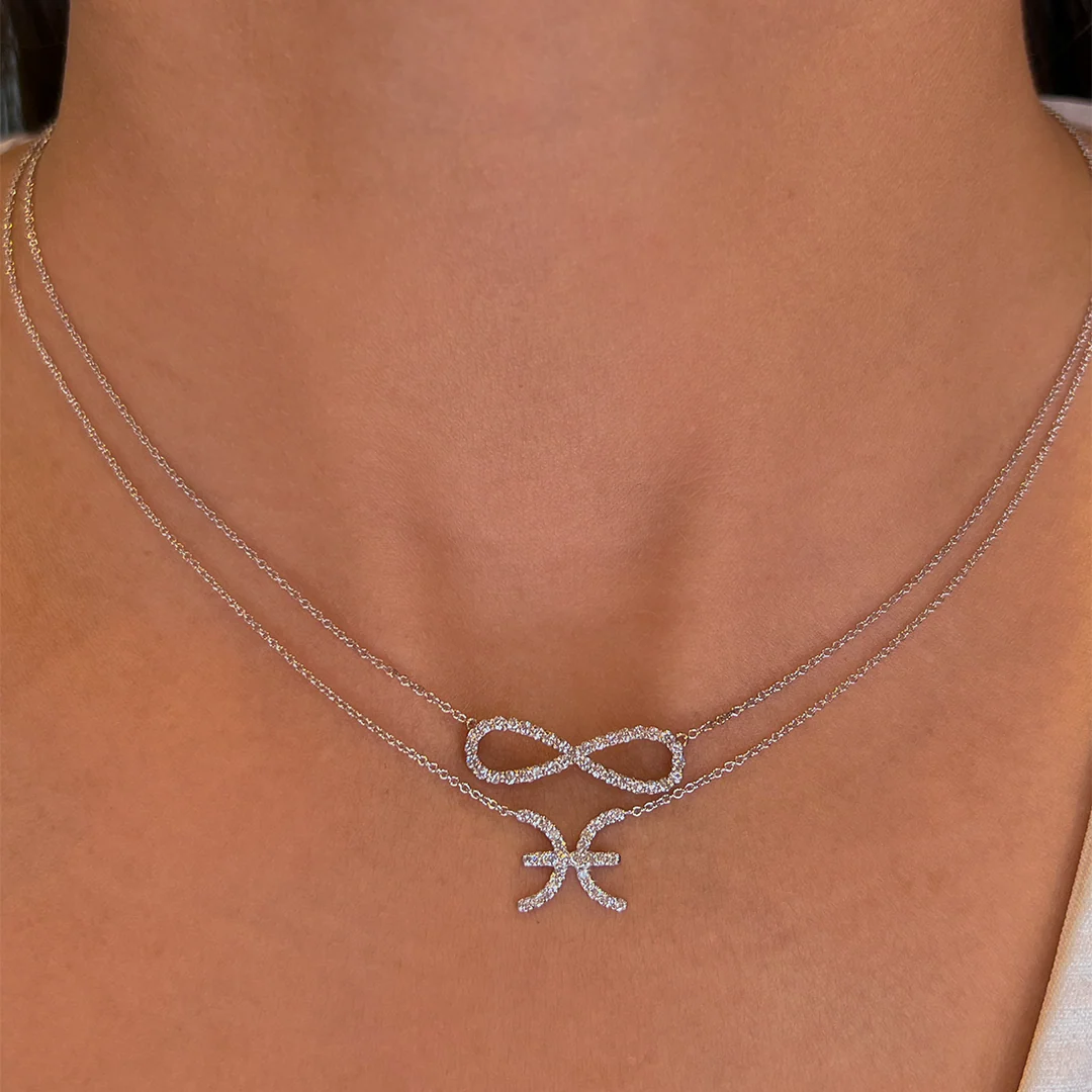 Infinity Diamond Necklace - Image 4