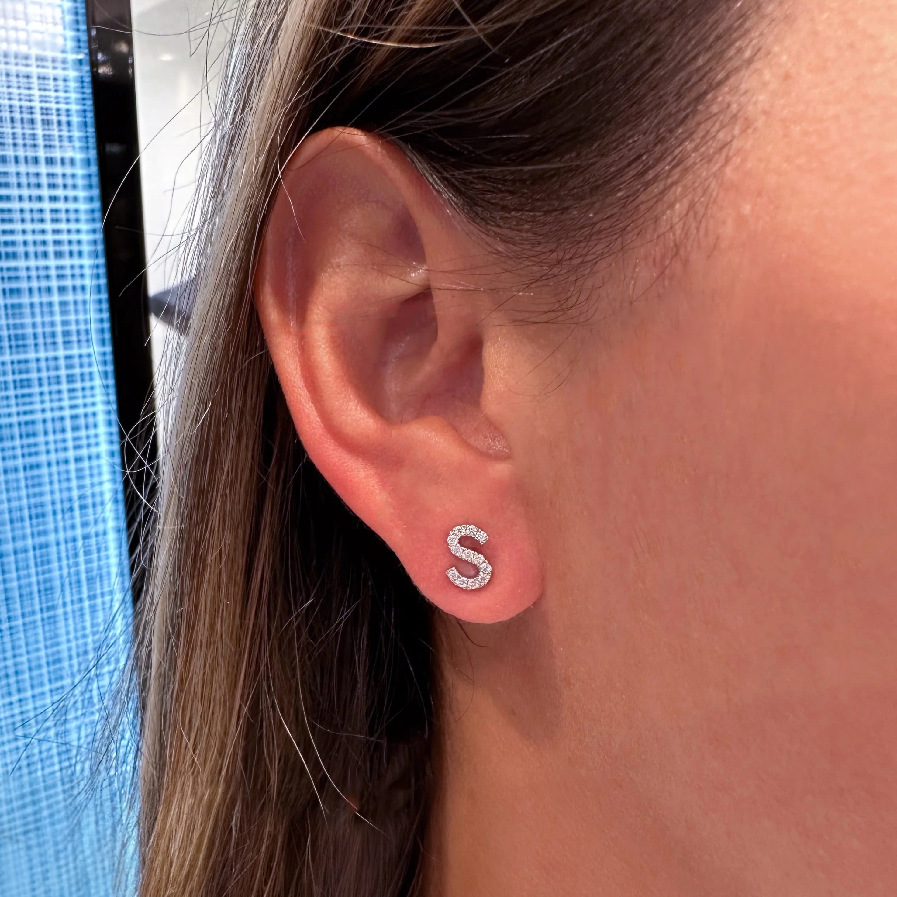 Initial Earrings - Image 10