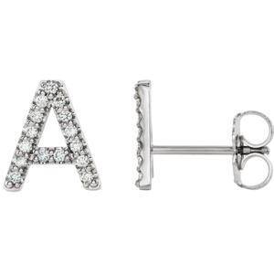 Initial Earrings - Image 3