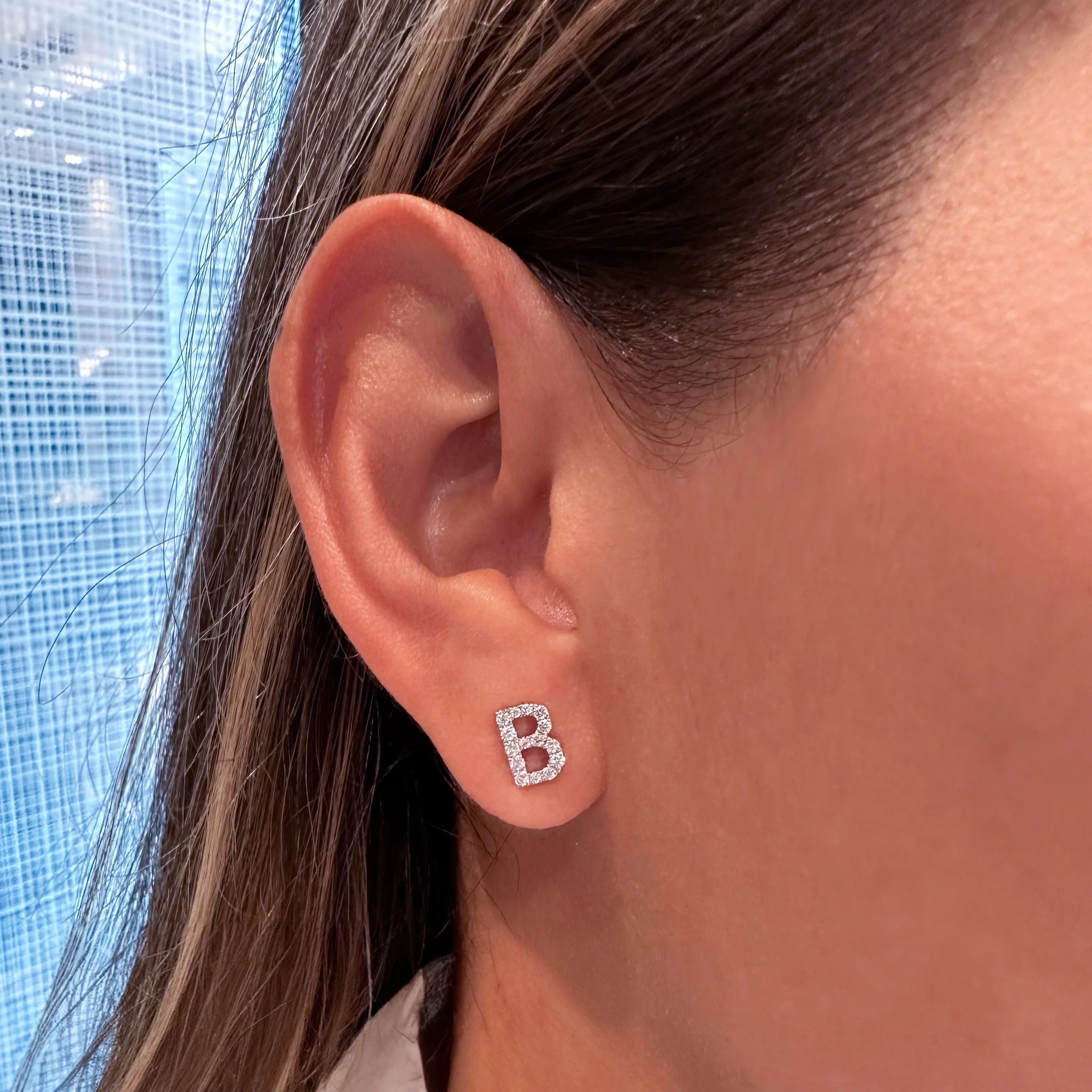Initial Earrings - Image 9