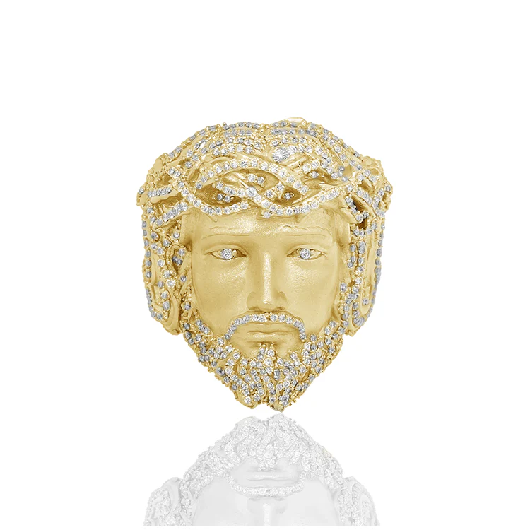 Jesus Crown Of Thorns Diamond Ring