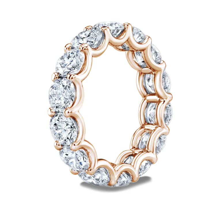 Juliette Round Diamond Wedding Band - Image 6