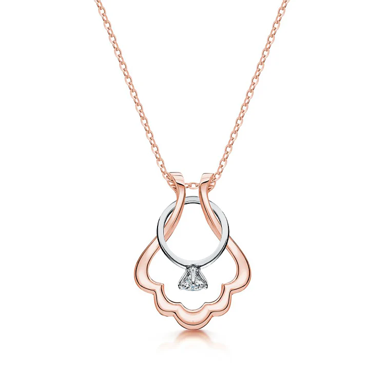 Keepsake Scallop Ring Holder Necklace - Image 6
