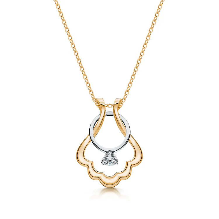 Keepsake Scallop Ring Holder Necklace - Image 8