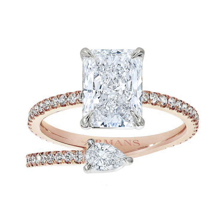 Kendall Two Stone Spiral Ring - Image 3