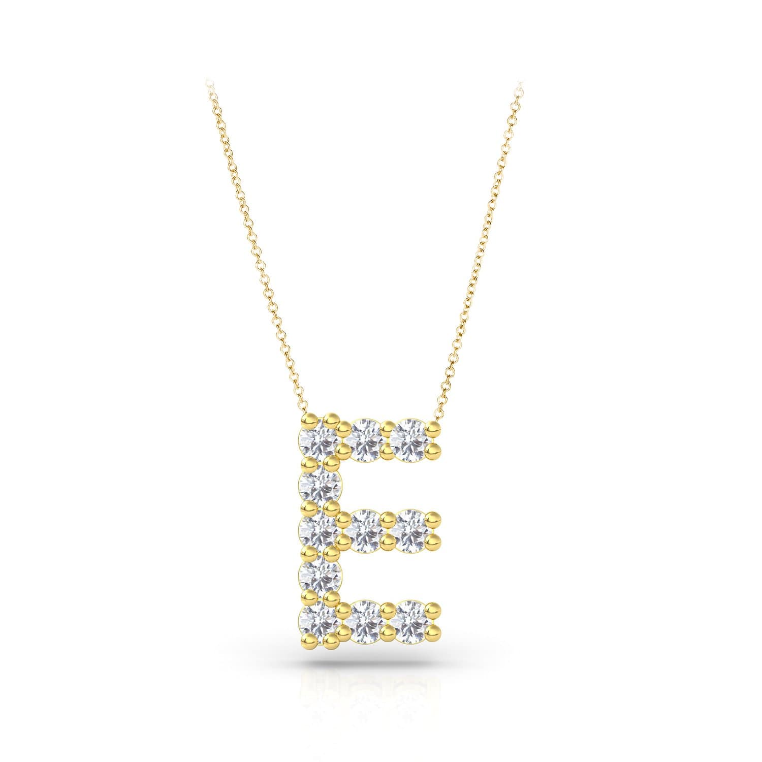 Lab Grown Diamond Initial Pendant - Image 15
