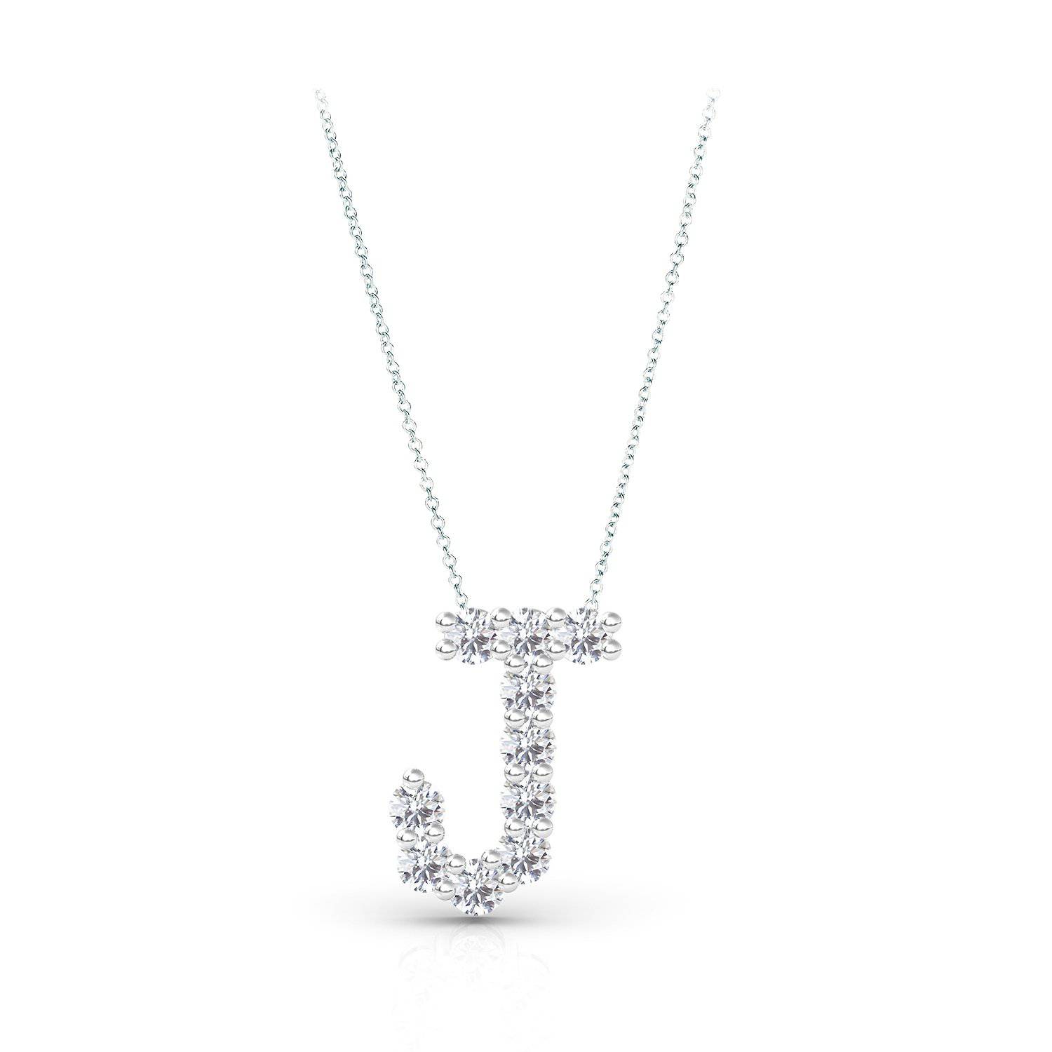 Lab Grown Diamond Initial Pendant - Image 19