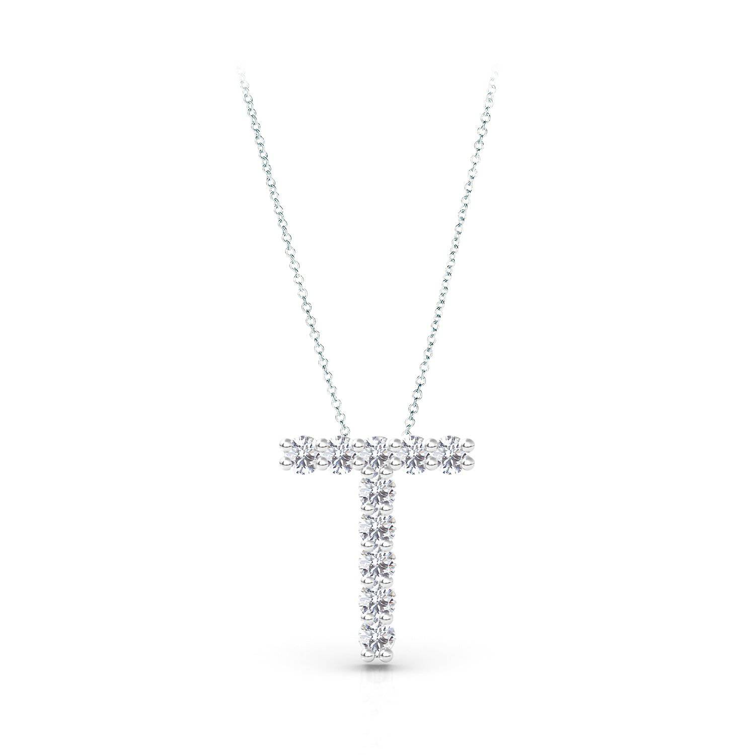 Lab Grown Diamond Initial Pendant - Image 28