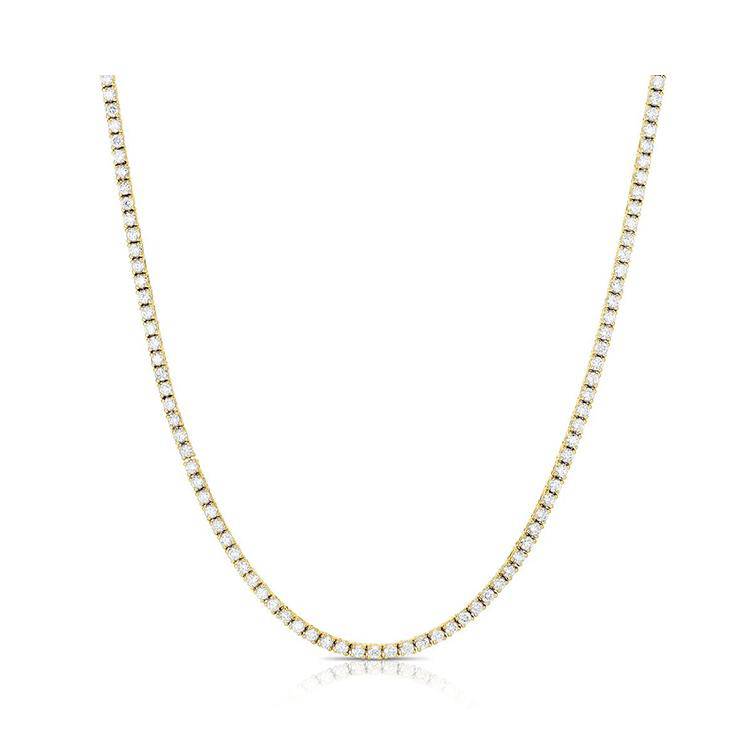 Lab Grown Diamond Tennis Necklace - Image 6