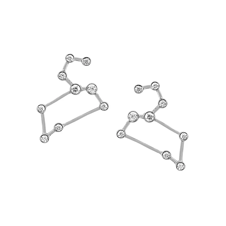 Leo Diamond Constellation Studs - Image 2