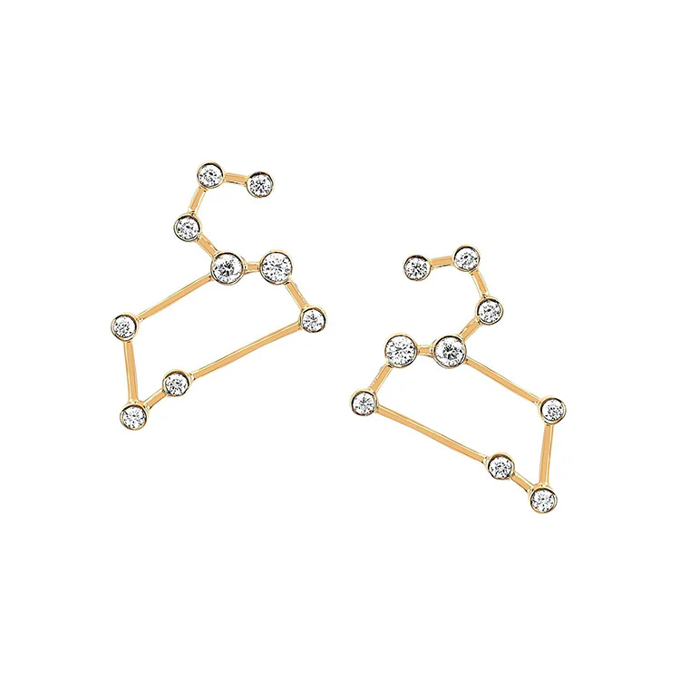 Leo Diamond Constellation Studs - Image 3