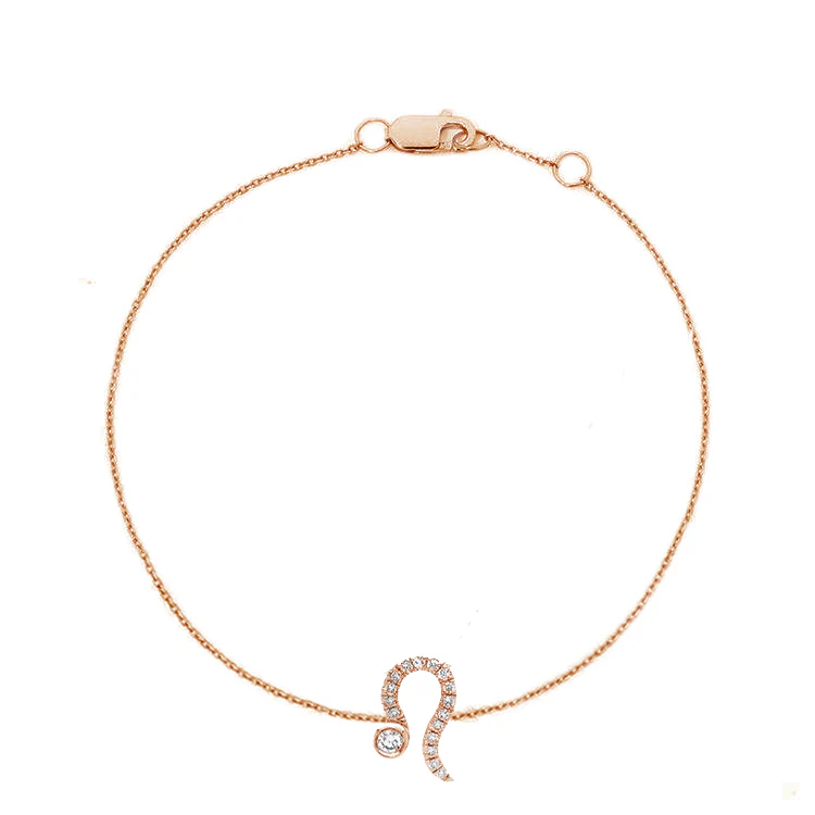 Leo Diamond Zodiac Bracelet - Image 2