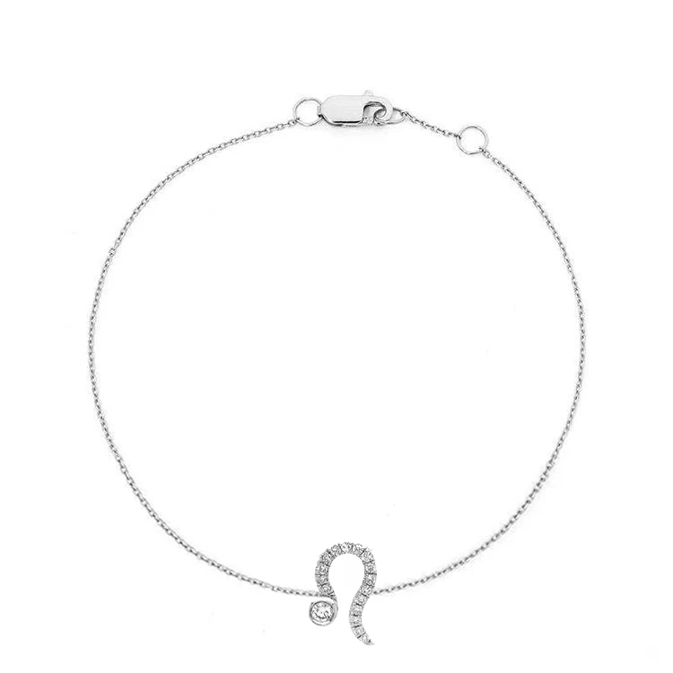 Leo Diamond Zodiac Bracelet - Image 3