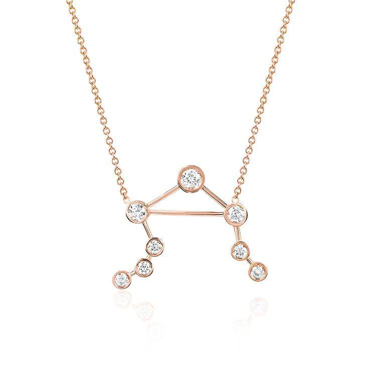 Libra Diamond Constellation Necklace - Image 2