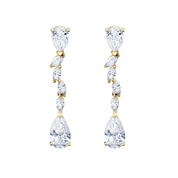 Lordie Diamond Drop Earrings