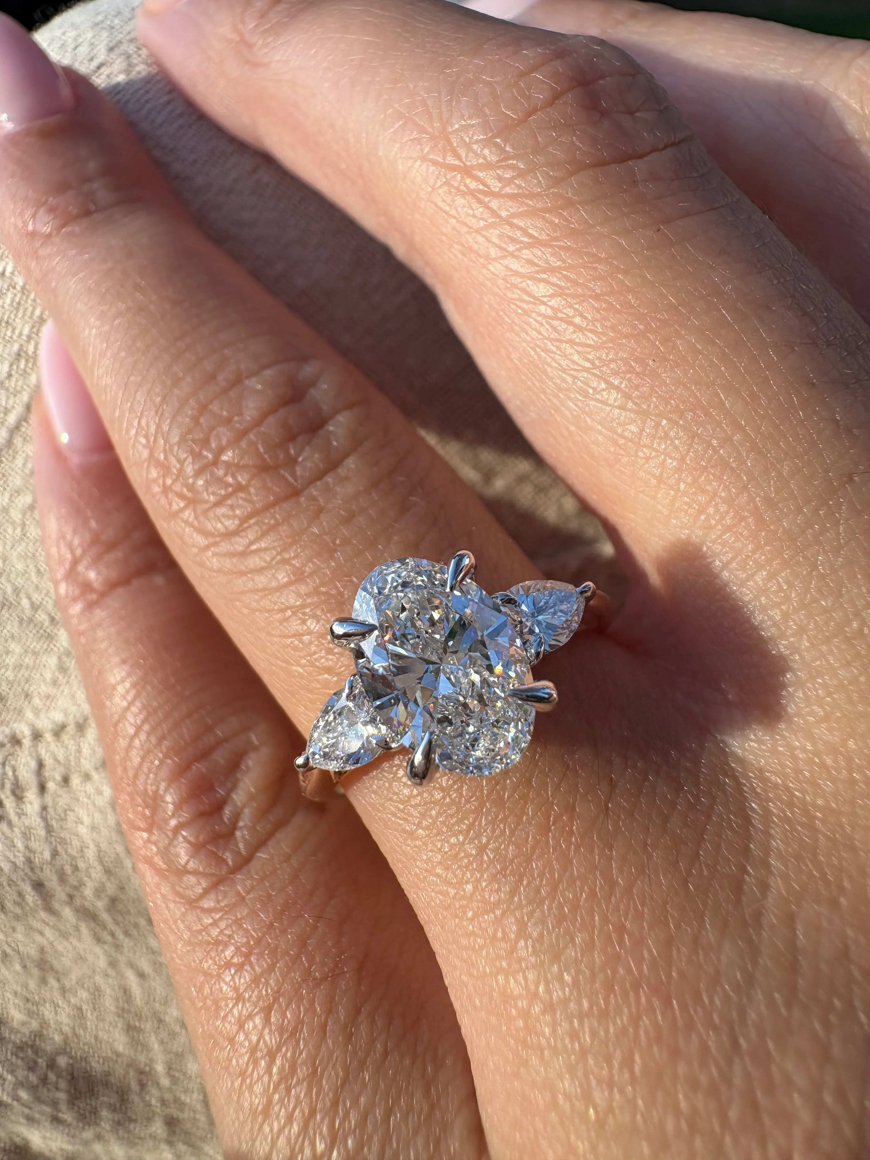 Lydia Lab Grown Engagement Ring - Image 2