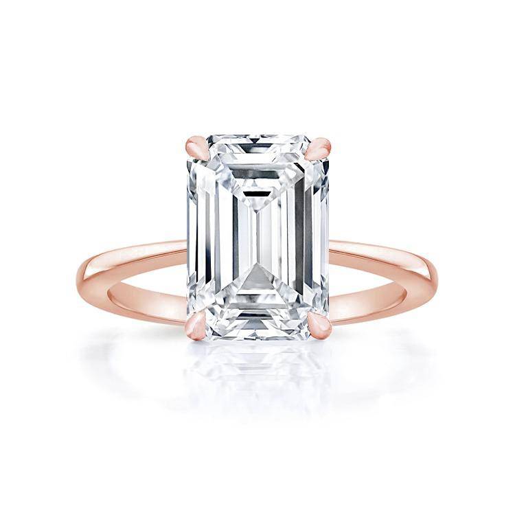 Madonna Emerald Engagement Ring - Image 3