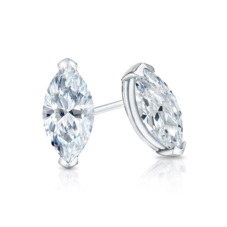 Marquise Diamond Studs